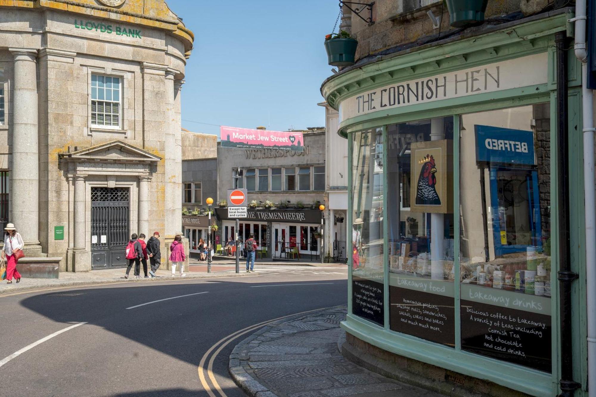 Ferienwohnung Stunning Penthouse In Penzance "Amazing Sea Views" Exterior foto