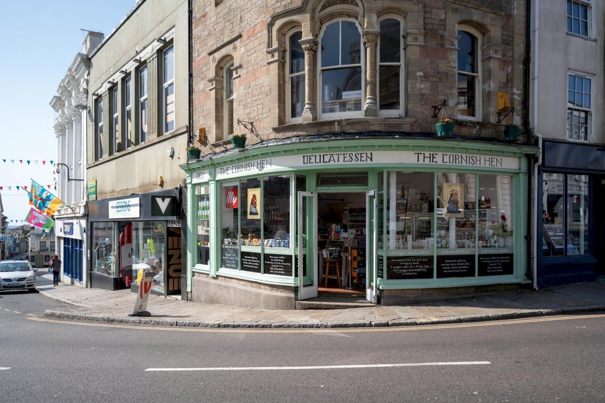 Ferienwohnung Stunning Penthouse In Penzance "Amazing Sea Views" Exterior foto