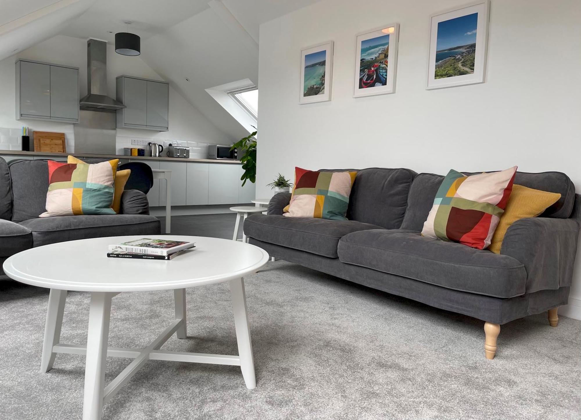Ferienwohnung Stunning Penthouse In Penzance "Amazing Sea Views" Exterior foto