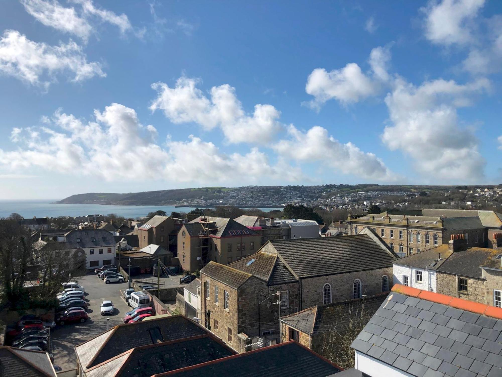 Ferienwohnung Stunning Penthouse In Penzance "Amazing Sea Views" Exterior foto